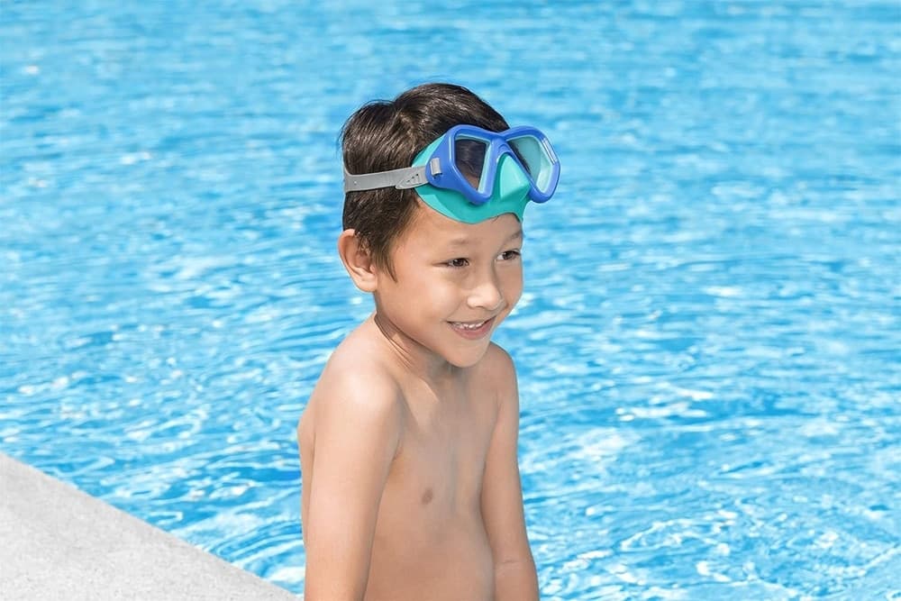 MASCHERA SUBACQUEA PER BAMBINI GLIDER CON PROTEZIONE UV COLORI ASSORTITI 22048 - 18