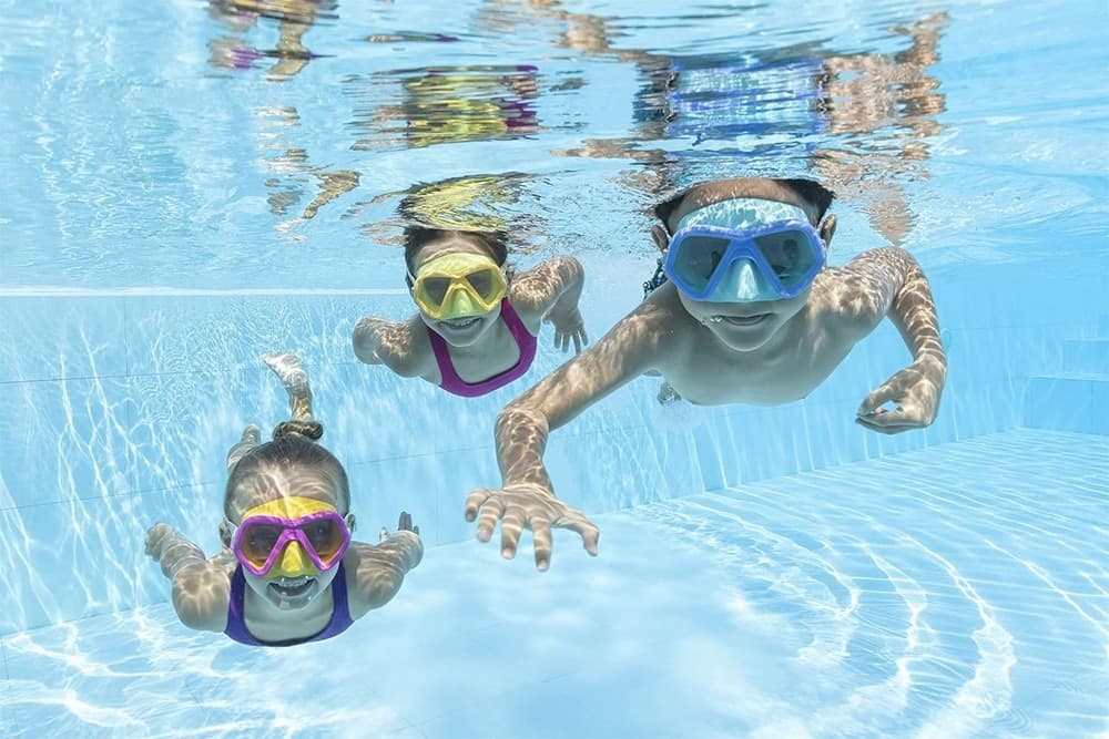 MASCHERA SUBACQUEA PER BAMBINI GLIDER CON PROTEZIONE UV COLORI ASSORTITI 22048 - 20