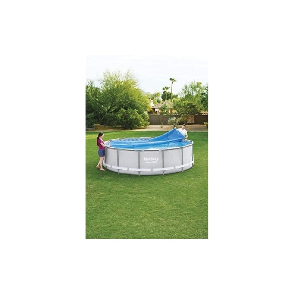 TELO TERMICO ROTONDO PER PISCINA 457/427CM FAST SET STEEL MAX POWER STEEL 58252 - 10