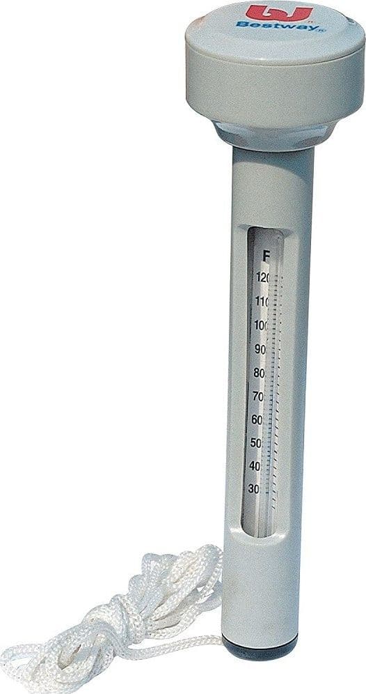 TERMOMETRO GALLEGGIANTE PER PISCINA IN ABS TEMPERATURA ACQUA CON CORDICELLA 58072 - 9