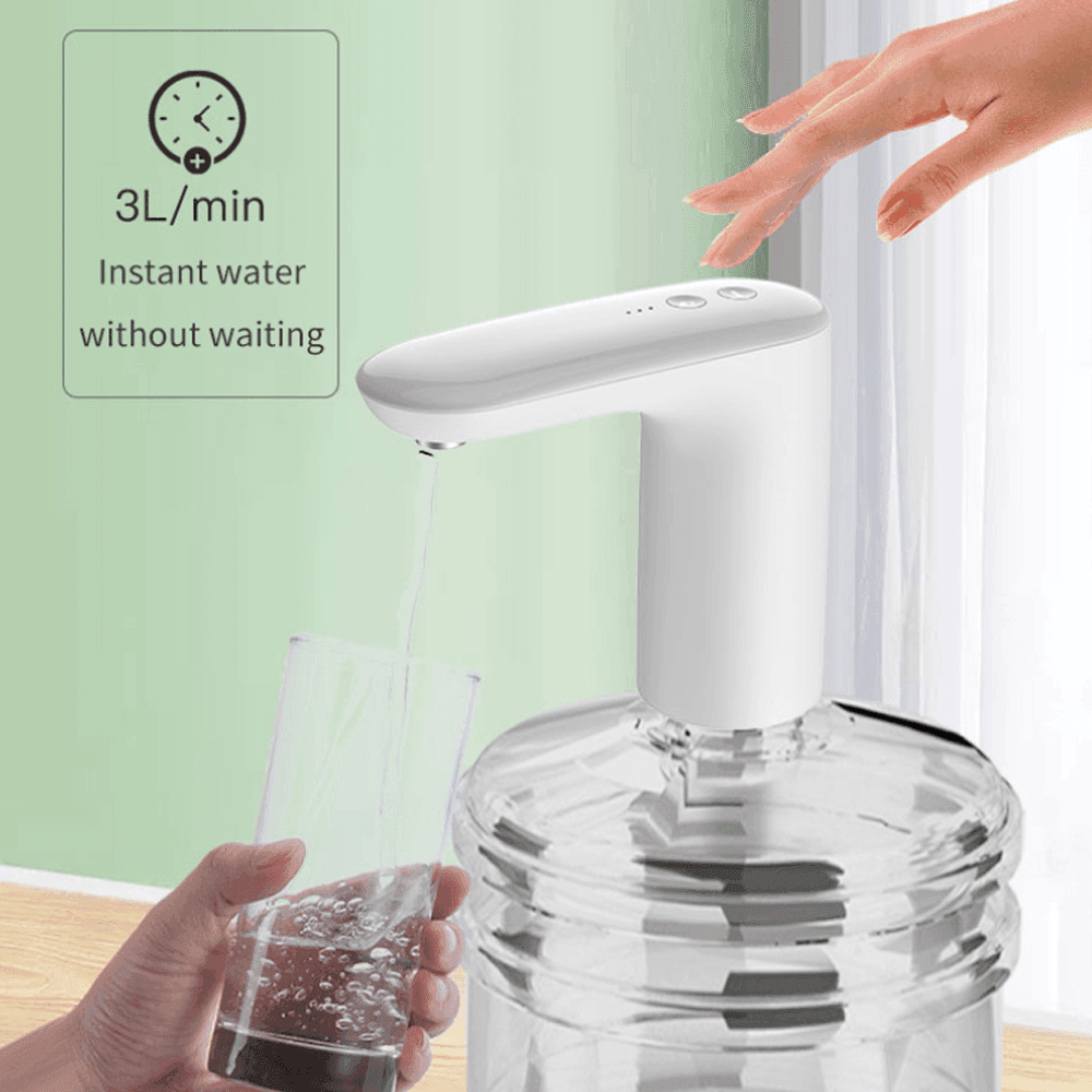DISPENSER EROGATORE D'ACQUA RUBINETTO ELETTRICO AUTOMATICO BOCCIONI RICARICABILE - 7