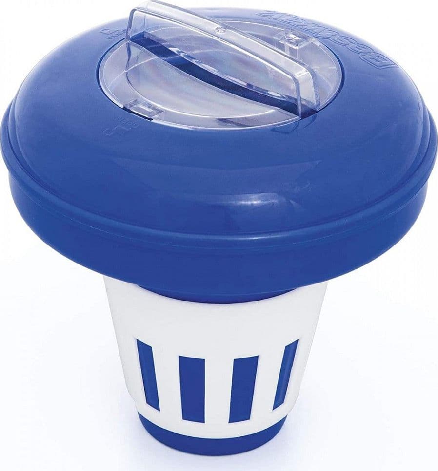 DISPENSER GALLEGGIANTE CLORO MEDIO 16,5 CM PER PASTIGLIE DM 7,5 CM PISCINE 58071 - 3