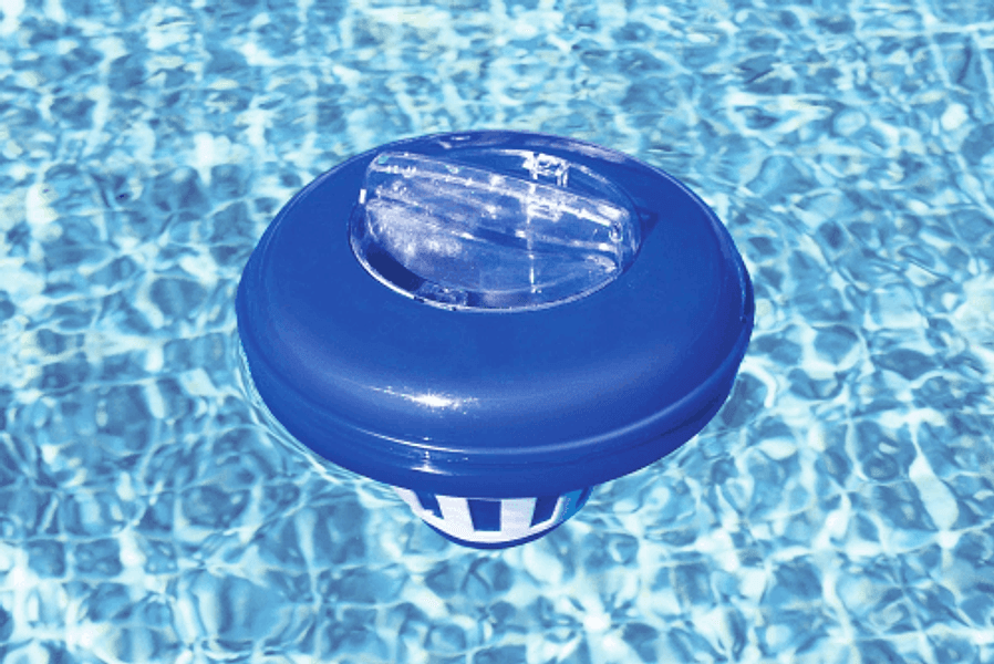 DISPENSER GALLEGGIANTE CLORO MEDIO 16,5 CM PER PASTIGLIE DM 7,5 CM PISCINE 58071 - 6