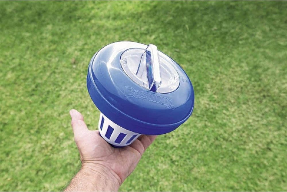 DISPENSER GALLEGGIANTE CLORO MEDIO 16,5 CM PER PASTIGLIE DM 7,5 CM PISCINE 58071 - 7