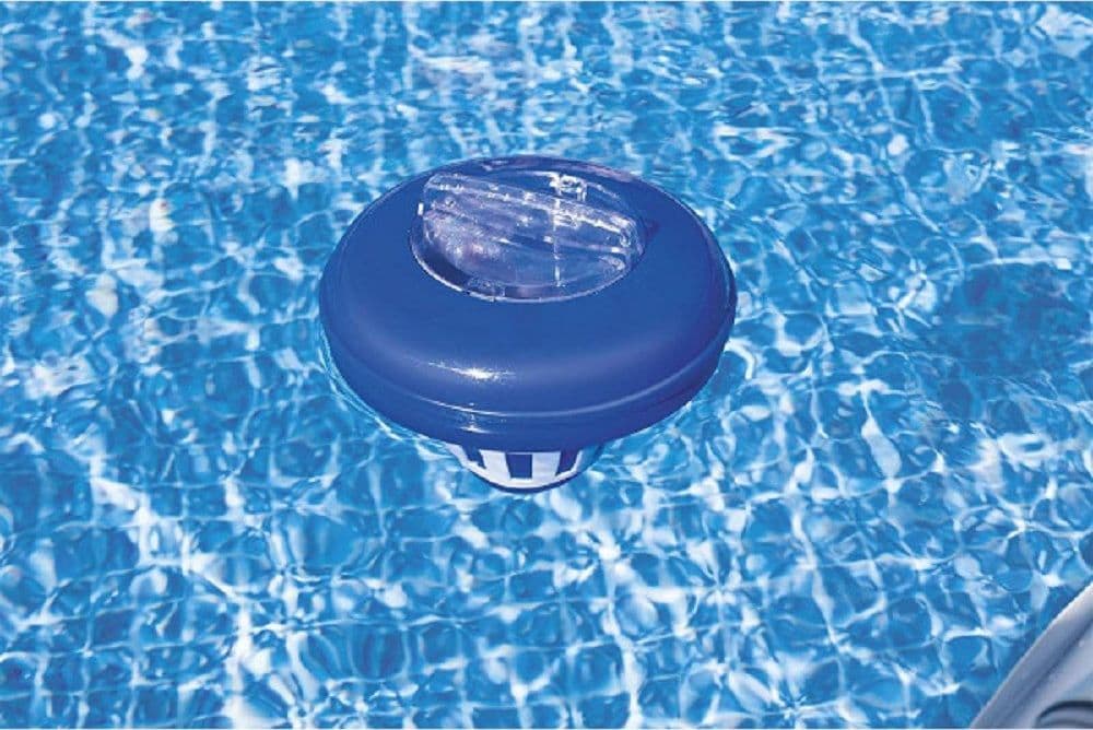 DISPENSER GALLEGGIANTE CLORO MEDIO 16,5 CM PER PASTIGLIE DM 7,5 CM PISCINE 58071 - 9