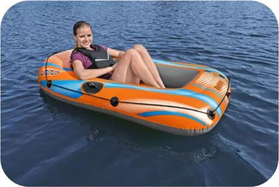 CANOTTO GONFIABILE KONDOR 3000 ELITE CON REMI GOMMONE X3 246X122 CM FIUME 61143 - 4