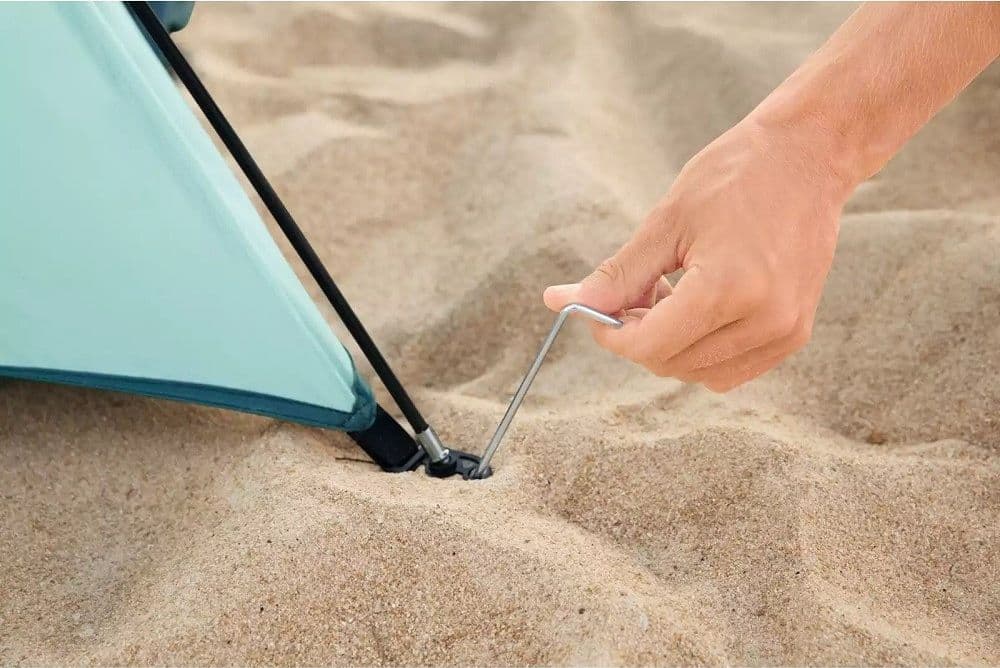 TENDA DA SPIAGGIA GROUND BEACH GIACCA A VENTO PER 2 PERSONE 220X120X95CM 68105 - 23