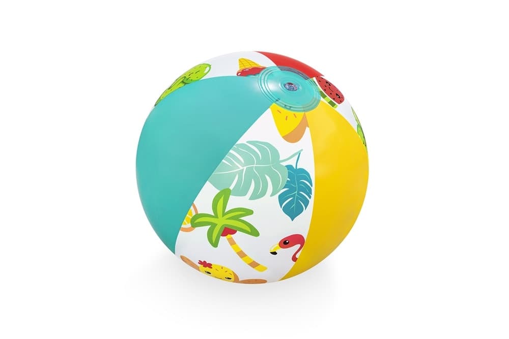 SET PISCINA GONFIABILE A 2 ANELLI PER BAMBINI 122X20 CM CON PALLA SALVAGENTE 51124 - 8