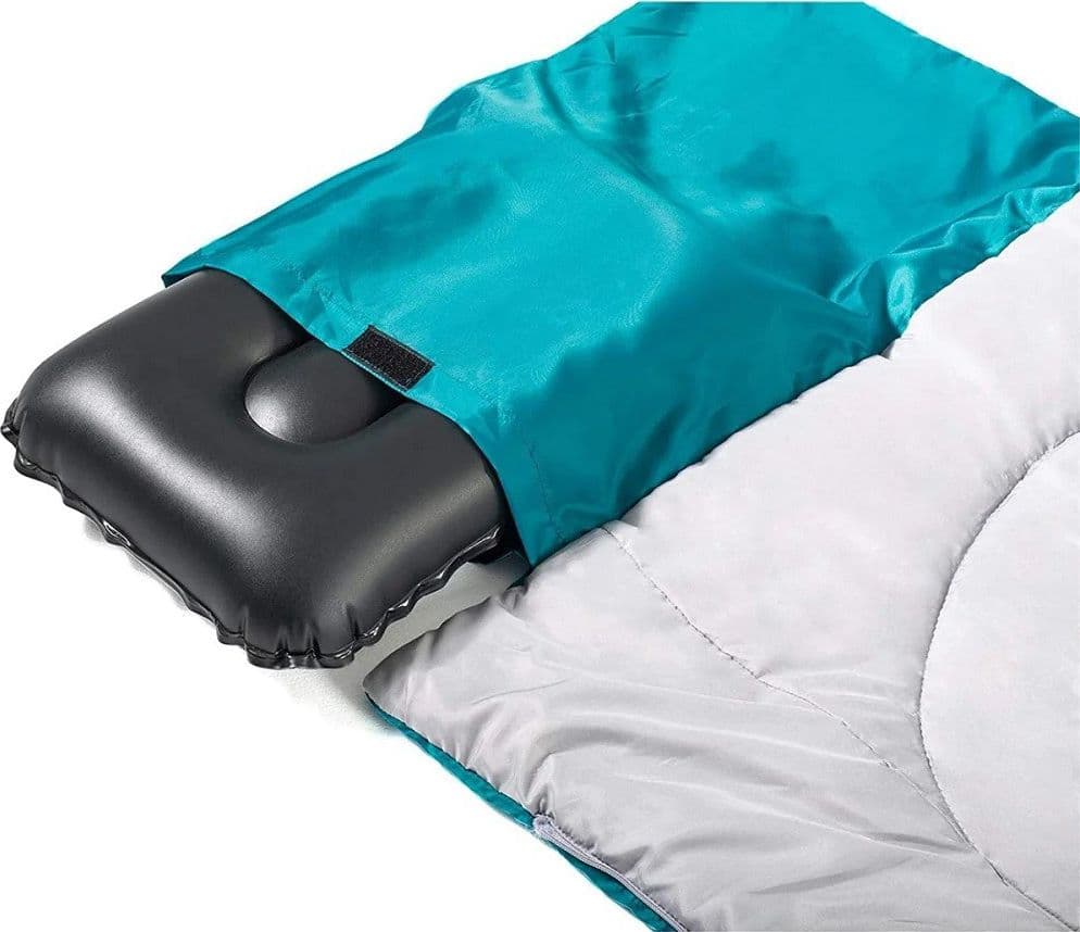 SACCO A PELO EVADE 10 190X84CM ‎IN POLIESTERE CON CUSCINO GONFIABILE BORSA 68100 - 14
