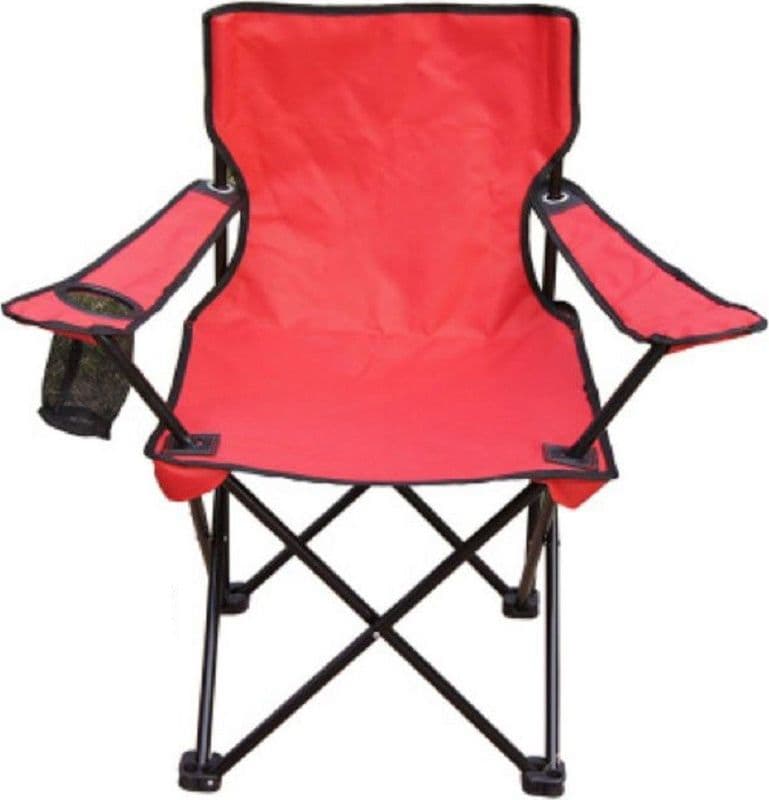 SEDIA DA CAMPEGGIO PIEGHEVOLE RICHIUDIBILE CON PORTABICCHIERE 48X40X80CM 615162 - 2