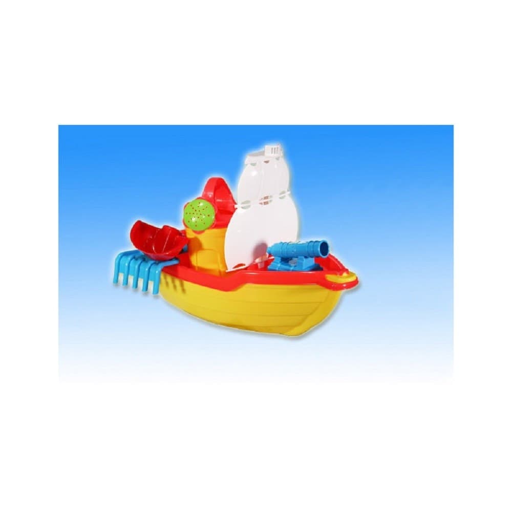 SET GALEONE CON PALETTE + ACCESSORI MARE GIOCHI SPIAGGIA ESTATE BAMBINI 114725 - 3