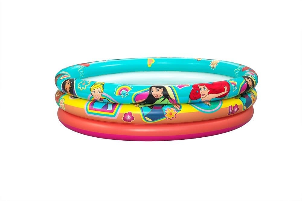 PISCINA GONFIABILE 3 ANELLI PRINCESS 122X25CM PER BAMBINI GIARDINO ESTATE 91099 - 4