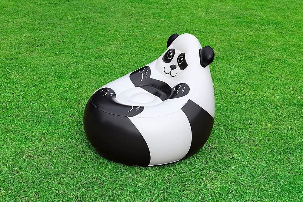 POLTRONCINA POLTRONA GONFIABILE DESIGN ANIMALI PANDA SCIMMIA VOLPE 72 CM 75116 - 22