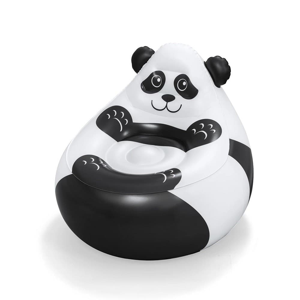 POLTRONCINA POLTRONA GONFIABILE DESIGN ANIMALI PANDA SCIMMIA VOLPE 72 CM 75116 - 26