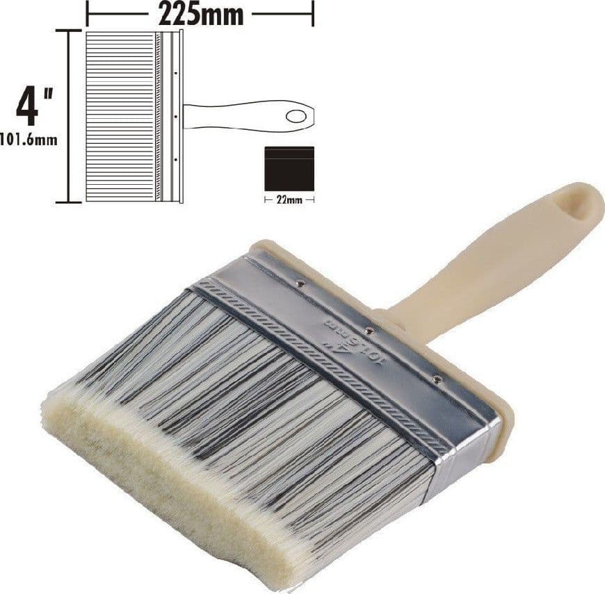 PENNELLO PITTURA 4" DA 225 MM PENNELLESSA PER SOFFITTO PARETI IMBIANCHINO 90283 - 2