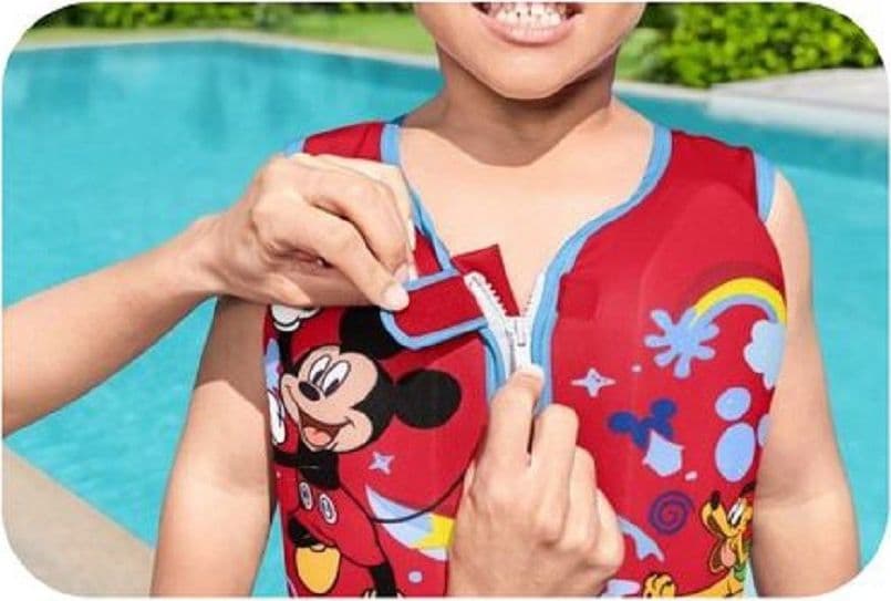 GILET SALVAGENTE TRAINER MICKEY CON CUSCINETTI IN SCHIUMA BAMBINI 3-6 ANNI 9101H - 3