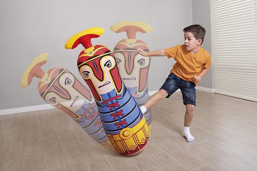 PUNGIBALL FORMA DI GLADIATORI GIOCATTOLO BAMBINI 102CM 3 MODELLI ASSORTITI 52288 - 14