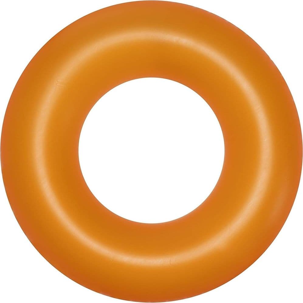 CIAMBELLA SALVAGENTE GONFIABILE PER BAMBINI TRASPARENTE NEON NUOTO 76 CM 36024 - 20