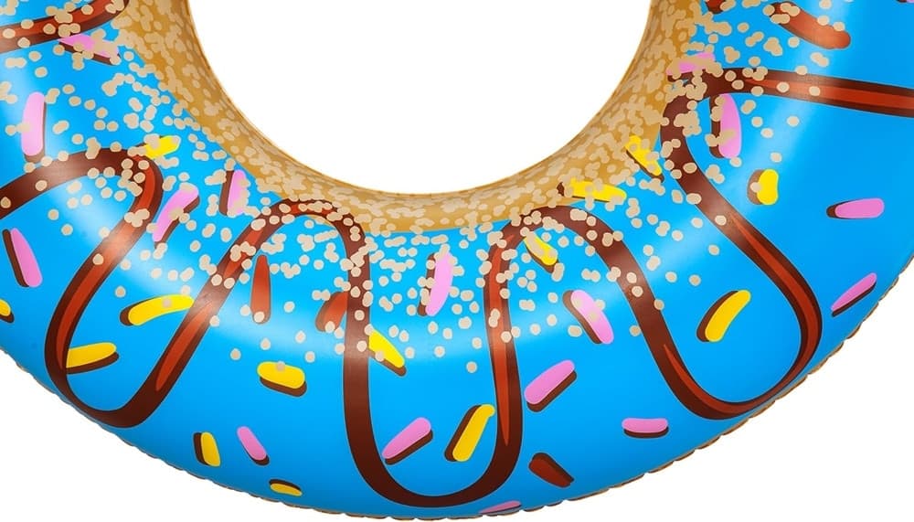 SALVAGENTE FASHION CIAMBELLA GONFIABILE DONUTS MORSO MODELLI ASSORTI 107 CM 36118 - 15