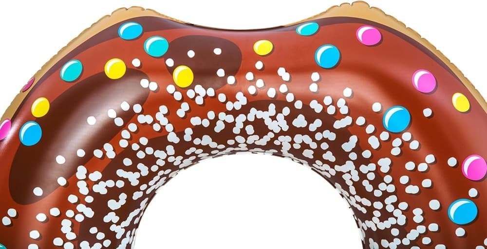 SALVAGENTE FASHION CIAMBELLA GONFIABILE DONUTS MORSO MODELLI ASSORTI 107 CM 36118 - 16