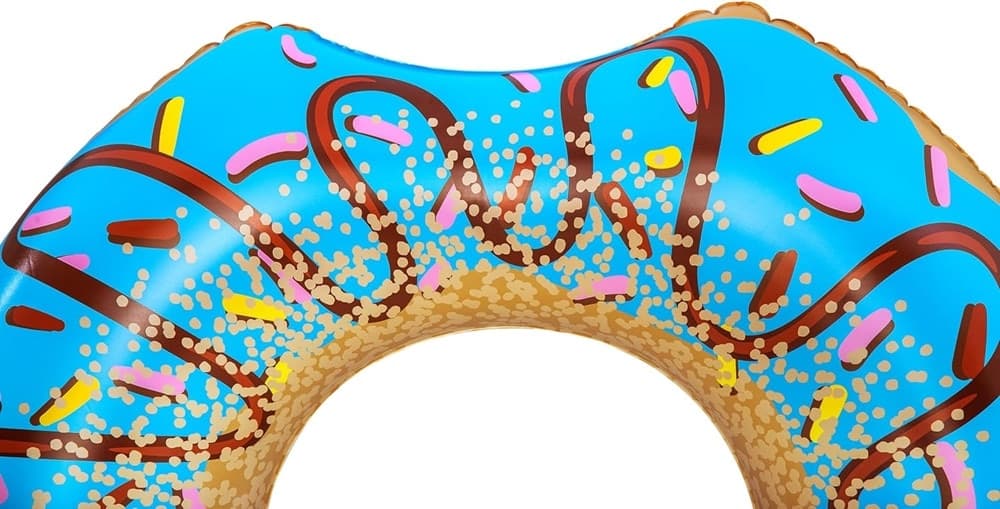 SALVAGENTE FASHION CIAMBELLA GONFIABILE DONUTS MORSO MODELLI ASSORTI 107 CM 36118 - 7