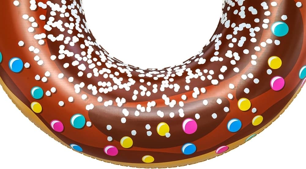 SALVAGENTE FASHION CIAMBELLA GONFIABILE DONUTS MORSO MODELLI ASSORTI 107 CM 36118 - 9