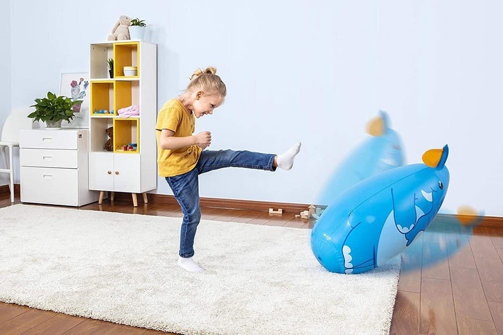 PUNGIBALL DESIGN A FORMA DI ANIMALI 89 CM PER BAMBINI 6 MODELLI ASSORTITI 52152 - 11