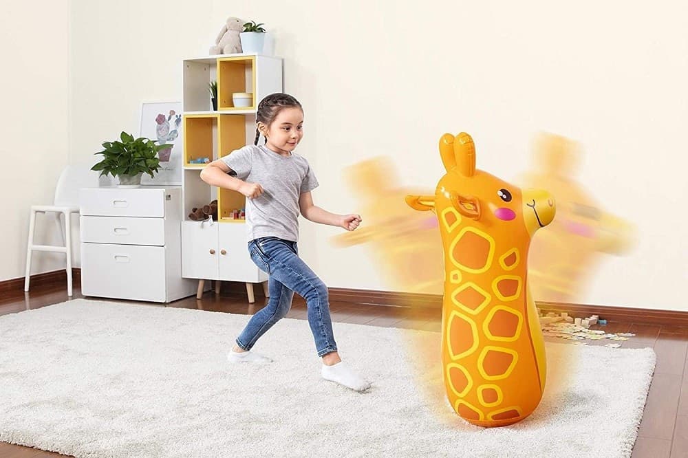 PUNGIBALL DESIGN A FORMA DI ANIMALI 89 CM PER BAMBINI 6 MODELLI ASSORTITI 52152 - 12