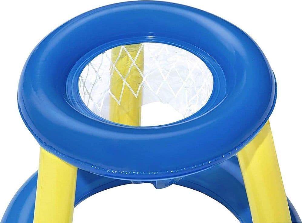 CANESTRO DA BASKET GIOCO GONFIABILE PER BAMBINI SPLASH 'N' HOOP 61CM PALLA 52418 - 12