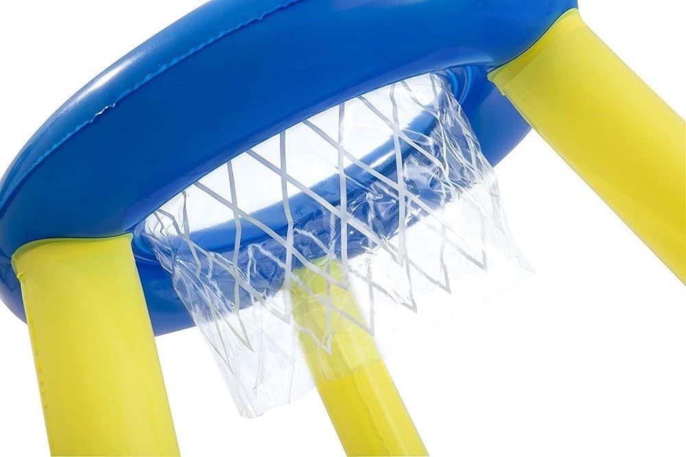 CANESTRO DA BASKET GIOCO GONFIABILE PER BAMBINI SPLASH 'N' HOOP 61CM PALLA 52418 - 13