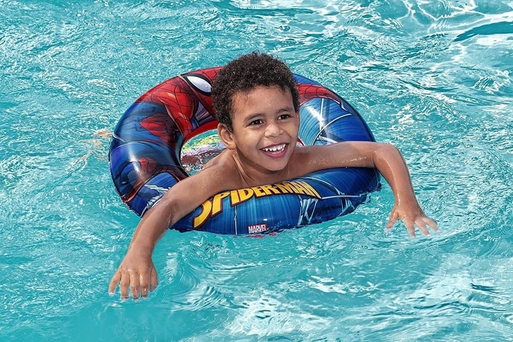 SALVAGENTE GONFIABILE SPIDER-MAN MULTICOLORE 56CM DA SPIAGGIA MARE PISCINA 98003 - 10
