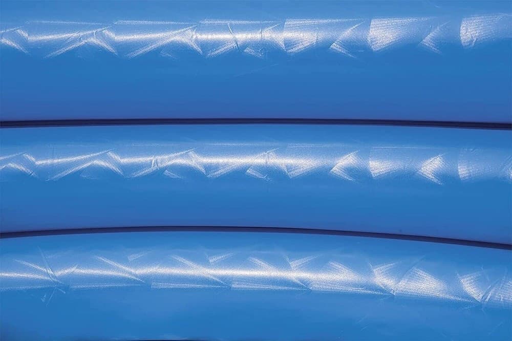 PISCINA GONFIABILE TINTA UNITA EFFETTO GHIACCIO 3 ANELLI 152X30CM GIARDINO 51026 - 12