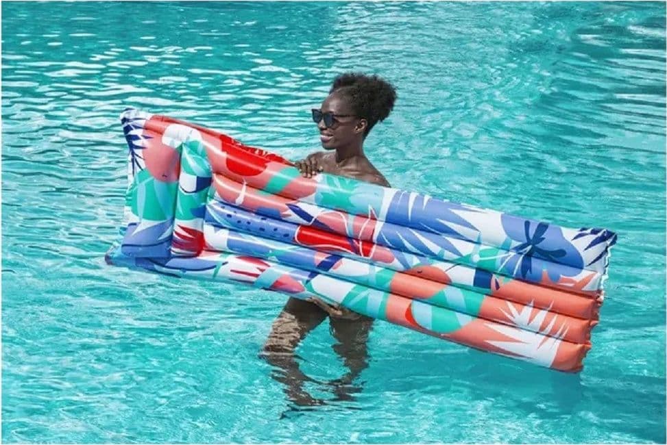 MATERASSINO GONFIABILE AIR MAT MULTICOLOR 2 TUBI 183 X 69 CM FANTASIE ASS. 44033 - 22