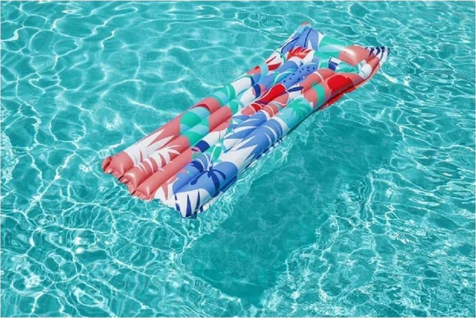 MATERASSINO GONFIABILE AIR MAT MULTICOLOR 2 TUBI 183 X 69 CM FANTASIE ASS. 44033 - 23