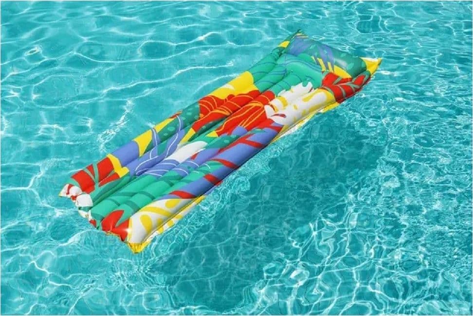 MATERASSINO GONFIABILE AIR MAT MULTICOLOR 2 TUBI 183 X 69 CM FANTASIE ASS. 44033 - 24
