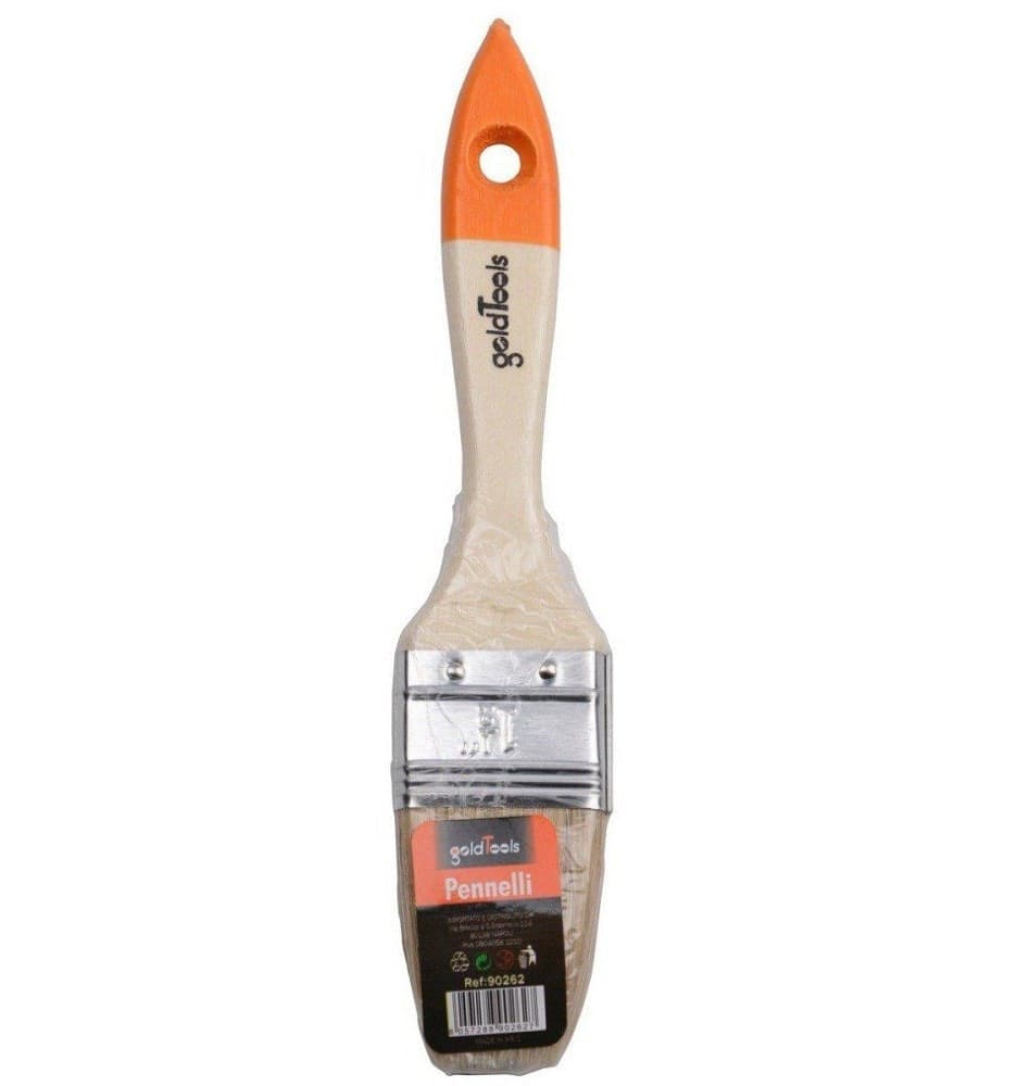 PENNELLO PIATTO DA 1.5" 38 MM PENNELLESSA PER PITTURA VERNICIARE DIPINGERE 90262 - 2