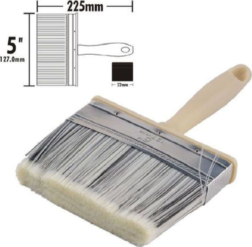 PENNELLO PITTURA 5" DA 225 MM PENNELLESSA PER SOFFITTO PARETI IMBIANCHINO 90284 - 2