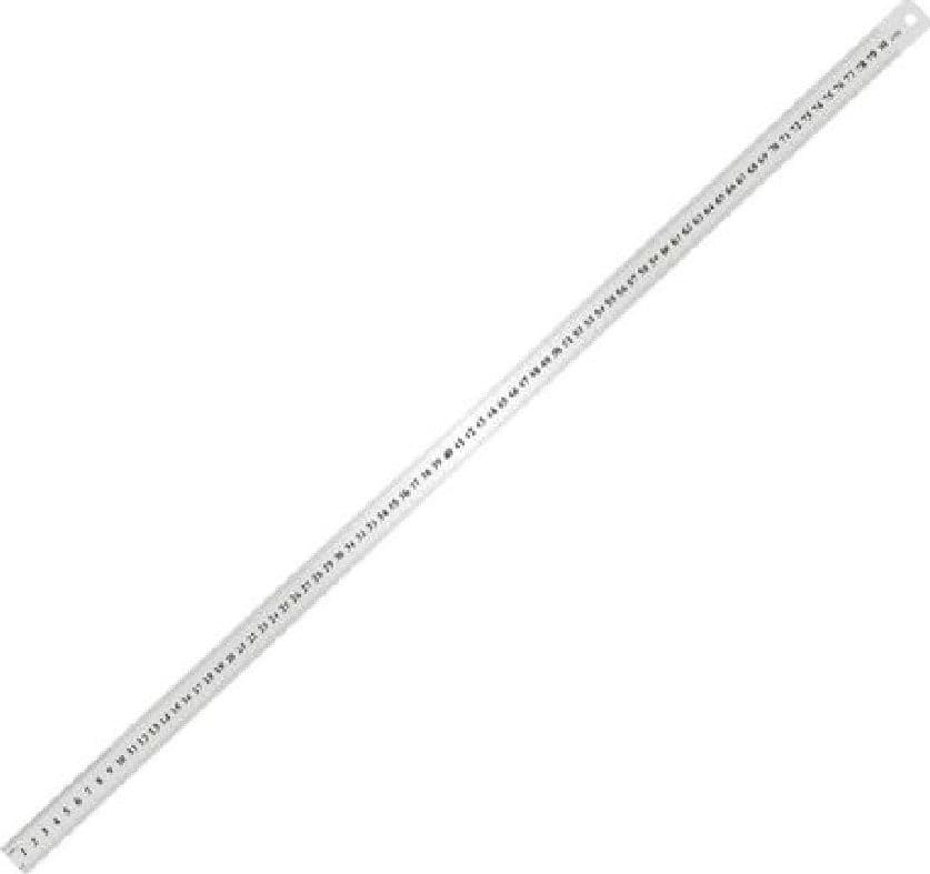 RIGHELLO METRO IN ACCIAIO INOX METALLO 1MM A 80CM RIGA SEGNATURA CM INCH 97766 - 2