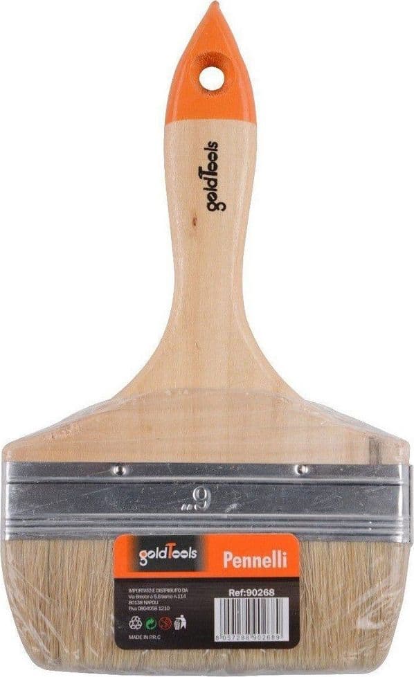 PENNELLO PIATTO DA 6" 150 MM PENNELLESSA PER PITTURA VERNICIARE DIPINGERE 90268 - 2