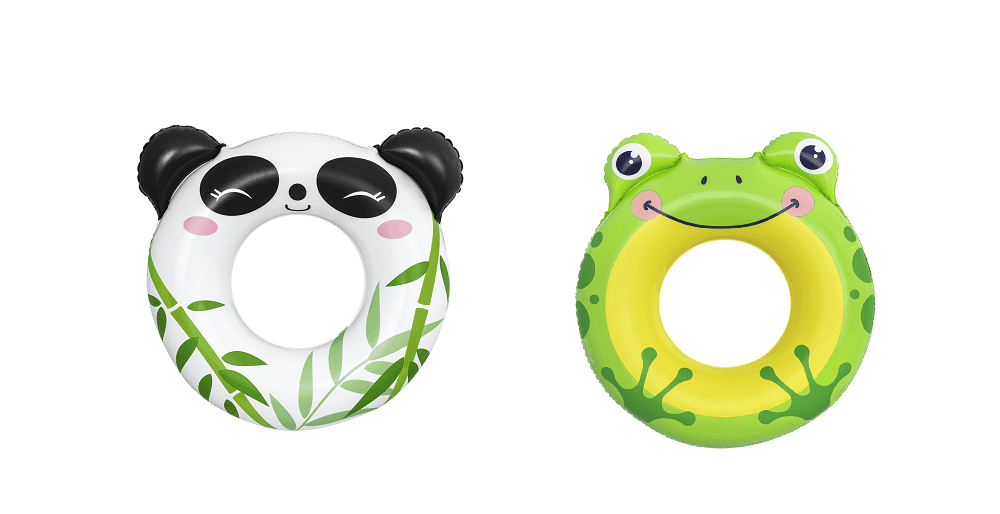 SALVAGENTE PANDA/RANA 79X85CM CIAMBELLA GONFIABILE MARE BAMBINI 3-6 ANNI 36351 - 5