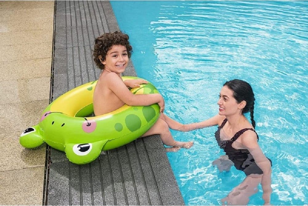 SALVAGENTE PANDA/RANA 79X85CM CIAMBELLA GONFIABILE MARE BAMBINI 3-6 ANNI 36351 - 6