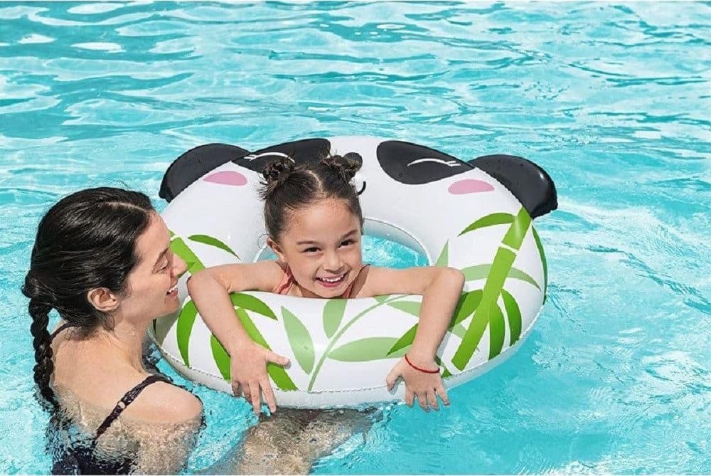 SALVAGENTE PANDA/RANA 79X85CM CIAMBELLA GONFIABILE MARE BAMBINI 3-6 ANNI 36351 - 8