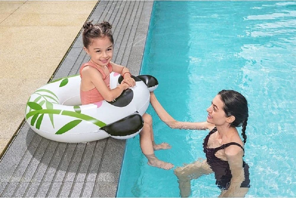 SALVAGENTE PANDA/RANA 79X85CM CIAMBELLA GONFIABILE MARE BAMBINI 3-6 ANNI 36351 - 16