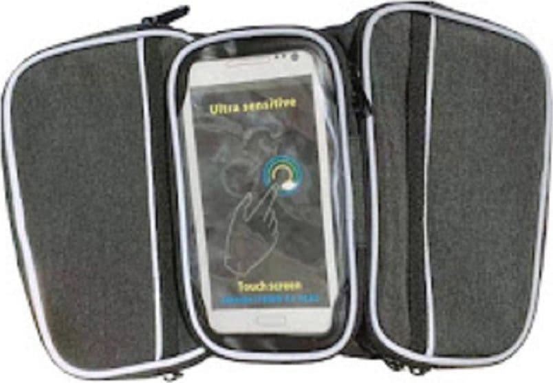 BORSA CUSTODIA IMPERMEABILE TELEFONO MOTOCICLETTA BICICLETTA MANUBRIO BAG ZX-9425 - 3