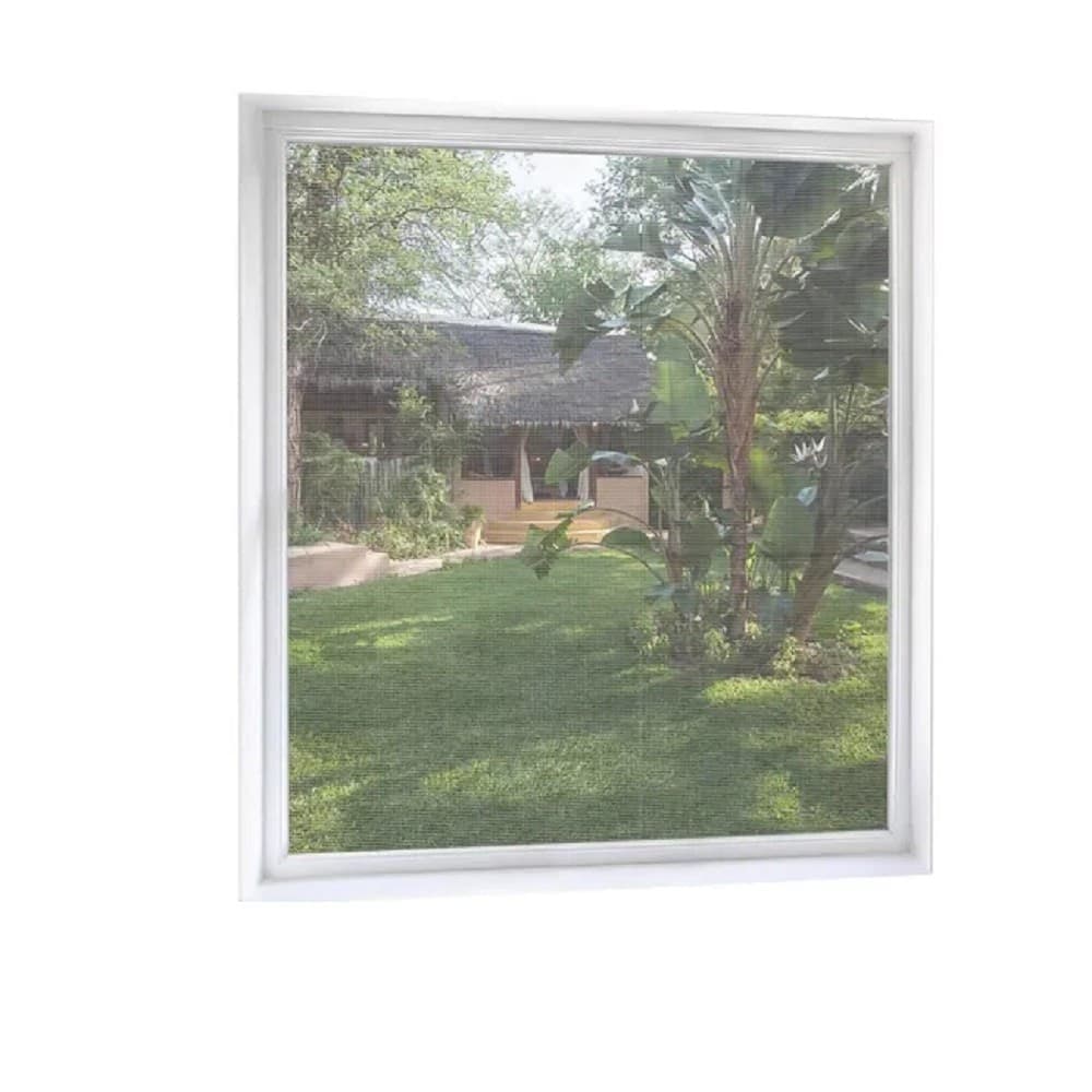 ZANZARIERA UNIVERSALE FINESTRA BIANCA ADESIVA CON NASTRO VELCRO 150X220CM 10228 - 3