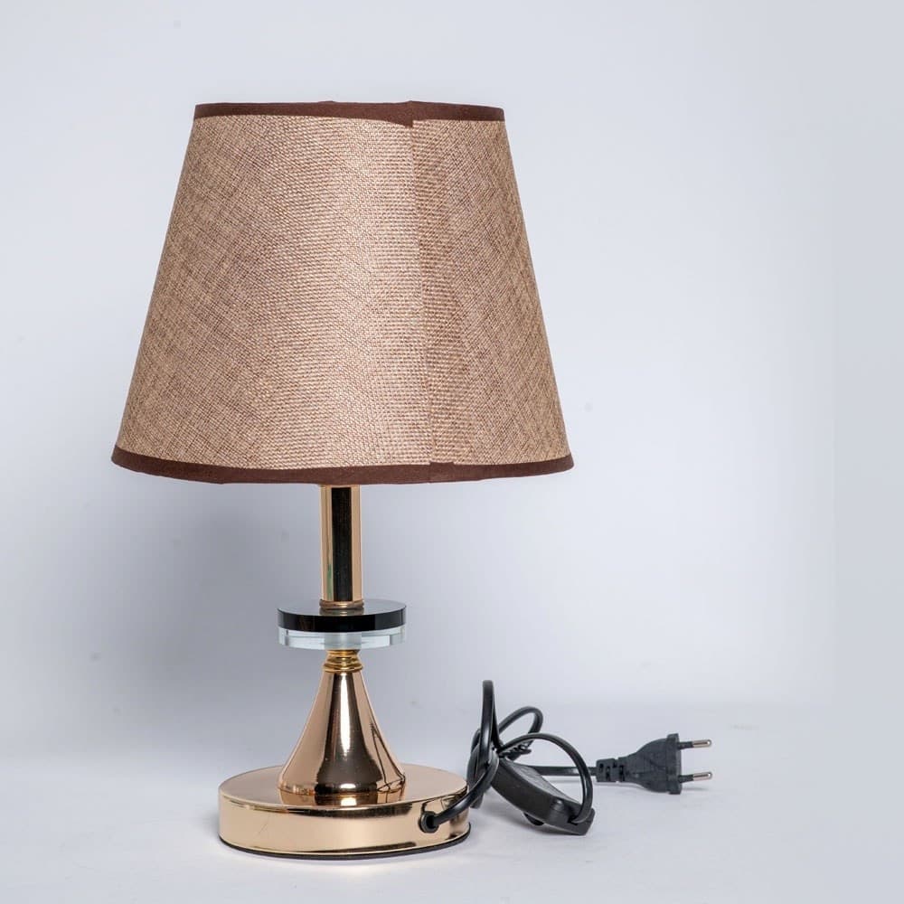 LUME LAMPADA DA TAVOLO ABAT JOUR COMODINO COMÒ ARREDO CAMERA CASA LUCE TX-9770 - 7