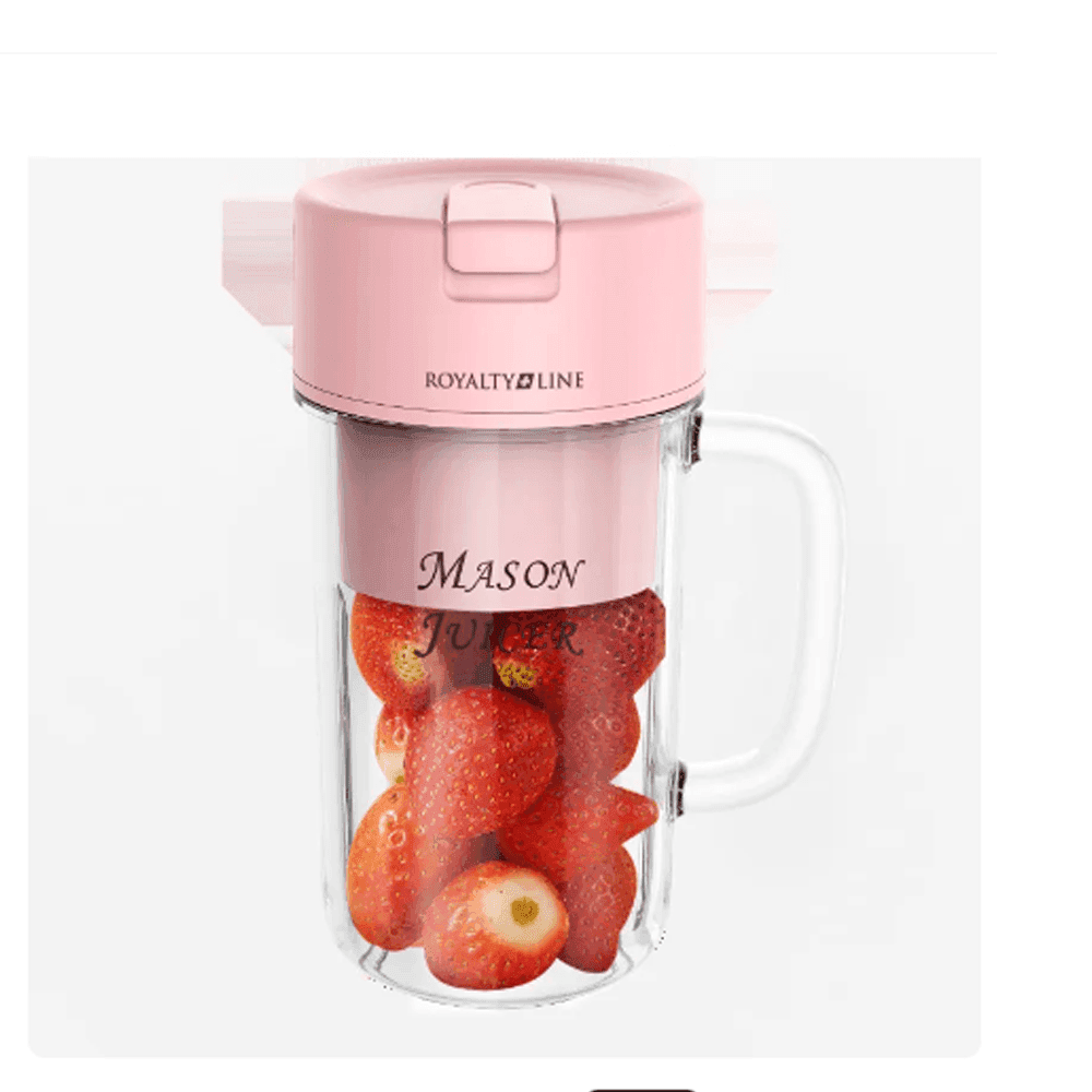 MINI BLENDER FRULLATORE PORTATILE RICARICABILE CON CANNUCCIA PER VIAGGI, UFFICIO - 2