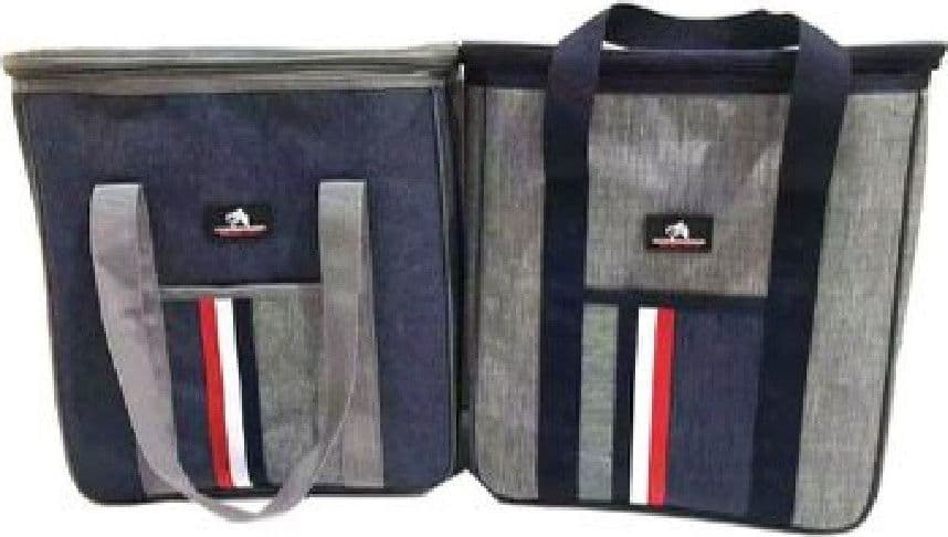 BORSA TERMICA FRIGO BICOLOR 31X15X33 CM 14 LT PORTA ALIMENTI SPIAGGIA MARE 12817 - 3
