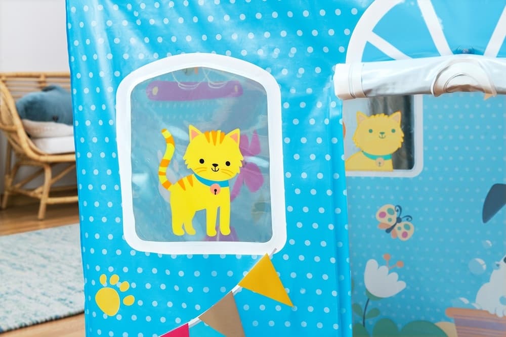 TENDA CASETTA RIPIEGABILE GIOCO PER BAMBINI 102X76X114 CM DA GIARDINO CASA 52007 - 11
