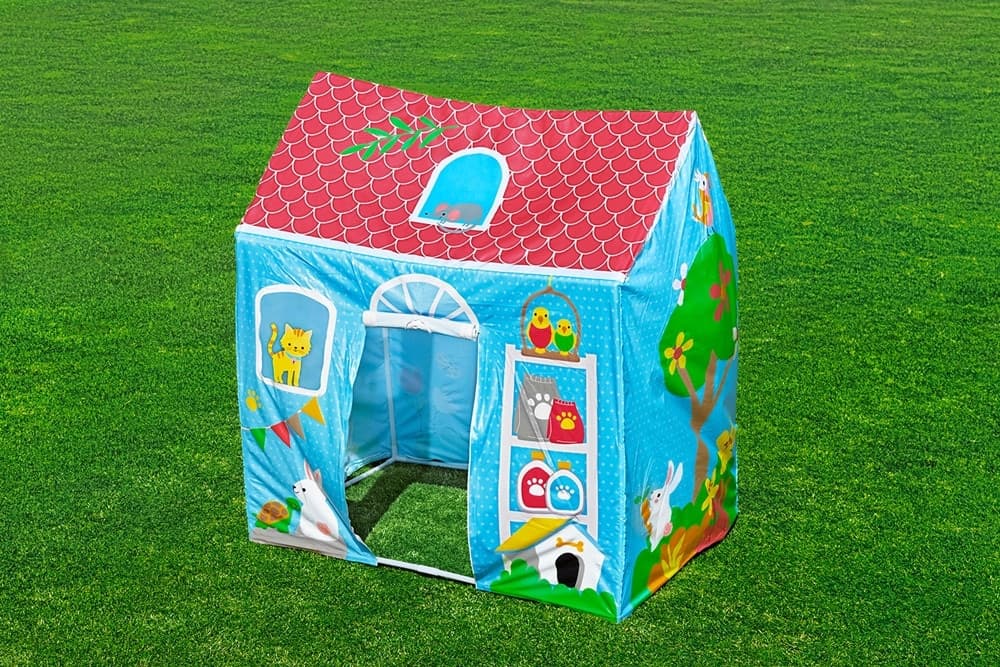 TENDA CASETTA RIPIEGABILE GIOCO PER BAMBINI 102X76X114 CM DA GIARDINO CASA 52007 - 14